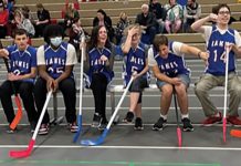 Eagle Pals Floor Hockey Game